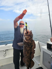 AKBBJIGS Black grub tail