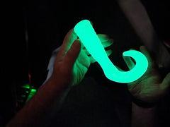 Mega Grub - 12" Tail - Neon Green Glow