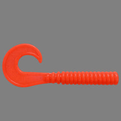 AKBBJIGS Red Glow grub tail