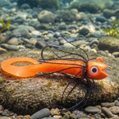 Pacman- Nova Orange 6 oz jig with auger tail