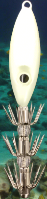 Squid Jig White Glow