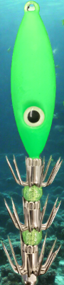 Squid Jig Green Glow