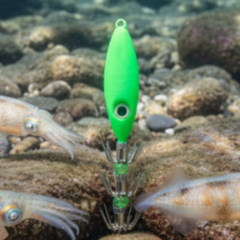 Squid Jig Green Glow
