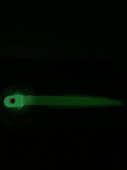 Big Eye Bullet Jig Eel White Glow deep sea durability