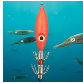 Squid Jig Red Glow deep sea durability