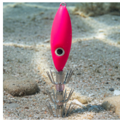 Squid Jig Pink glow deep sea durability