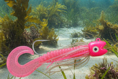 Pacman Jig - Pink Psycho great for halibut, lingcod, deep water bottom fish