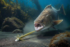 Big Eye Bullet Jig Muddy Marsh Grass EEL with Decagon Diggler