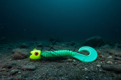 Pacman Jig - Bumblebee great for halibut, lingcod, deep water bottom fish