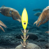 Squid Jig Yellow deep sea durability