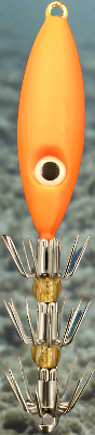 Squid Jig Orange Glow