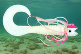 Pacman Jig - Just Tip Pink UV great for Halibut, Lingcod, Rockfish