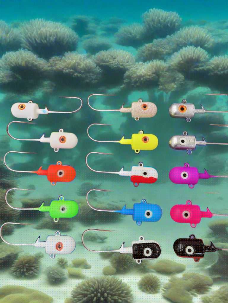 BIG EYE BULLET JIGS PAINTED