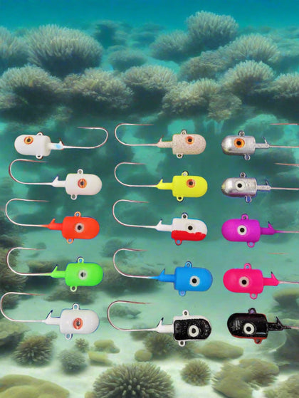 BIG EYE BULLET JIGS PAINTED