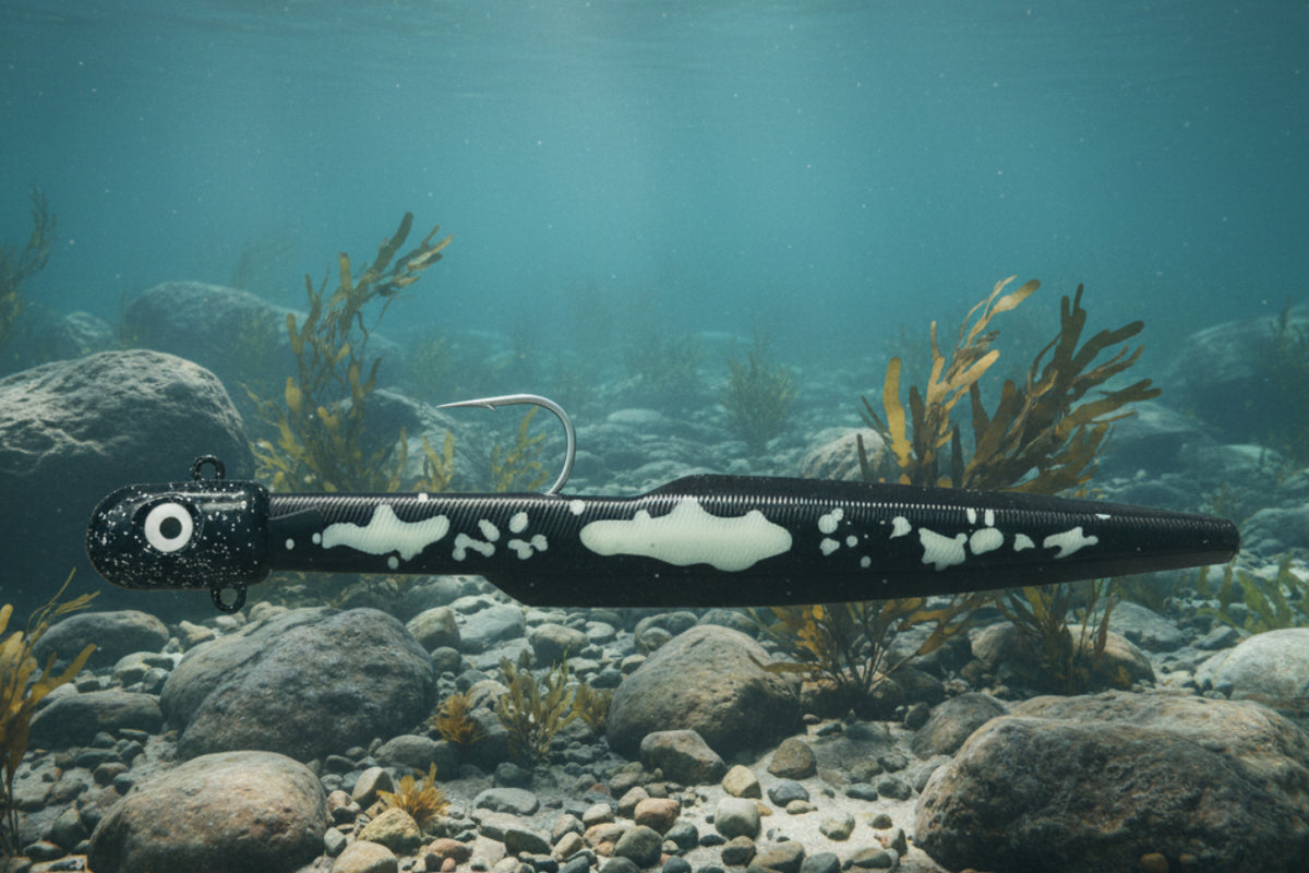 16 OZ Big Eye Bullet Eel Jig Cow