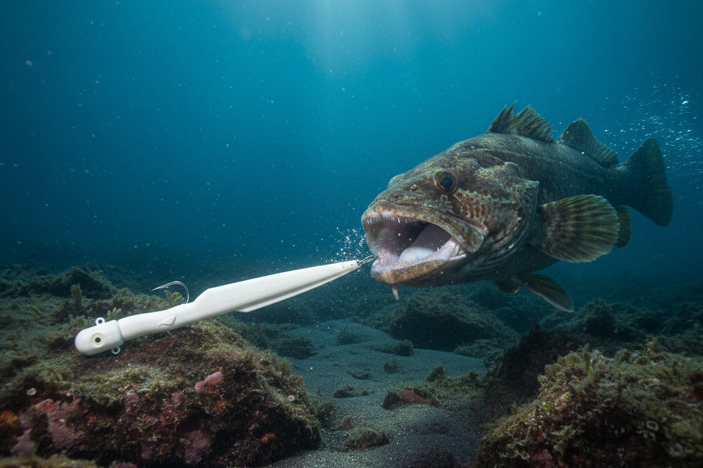 Big Eye Bullet Jig White Ghost EEL