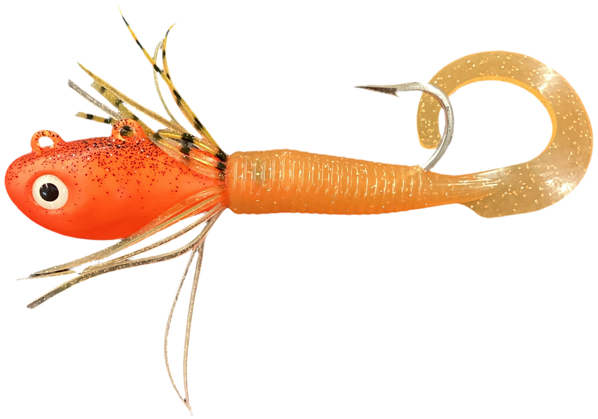 10 Ounce Nova Orange Guppie Jig