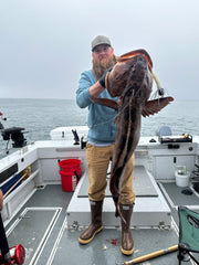 Pacman Jig- Zebra great for halibut, lingcod, rockfish, deep sea durability